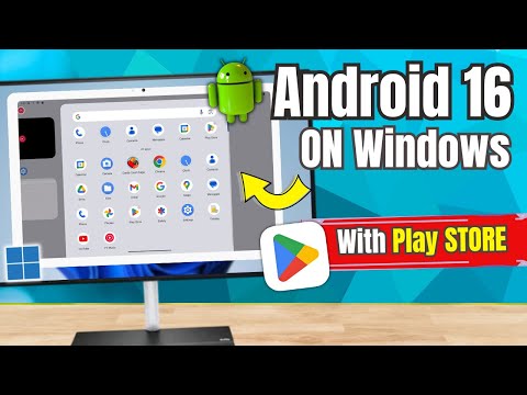 How to Install Android 16 Emulator on Windows 11/10 - Enjoy Play Store on PC