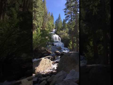 Waterfall just up the road from the campground.