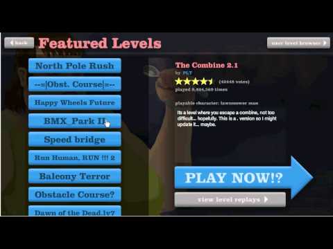 Browser Games: Happy Wheels (fail) Gameplay