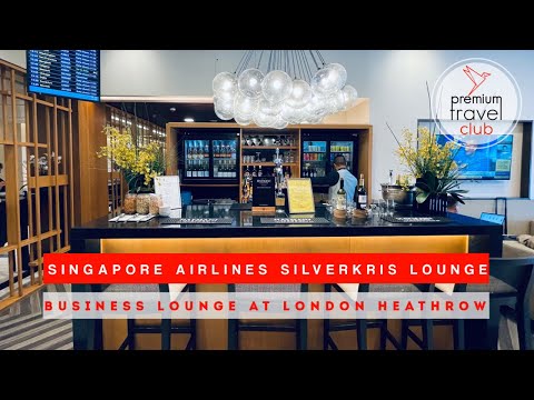 Singapore Airlines SilverKris Lounge no aeroporto de Londres Heathrow