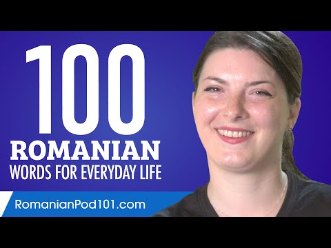 100 Romanian Words for Everyday Life - Basic Vocabulary #5