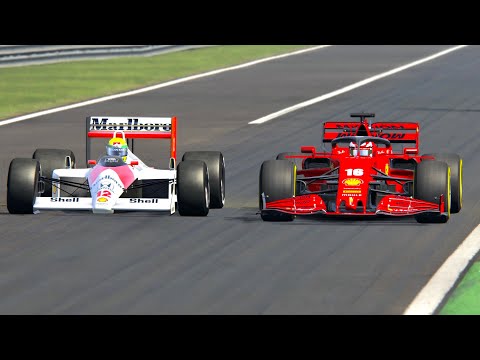 Ferrari F1 2020 vs McLaren F1 1988 - Monza