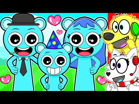 Unlocking SECRET SKY BLUE FAMILY in Sprunki?! (Sky's Birthday)
