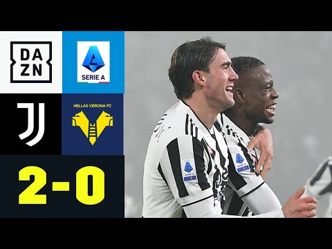 Traumeinstand für Vlahovic und Zakaria: Juventus - Hellas Verona 2:0 | Serie A | DAZN Highlights