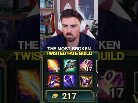 THE MOST BROKEN TWISTED FATE BUILD #leagueoflegends #midbeast #shorts