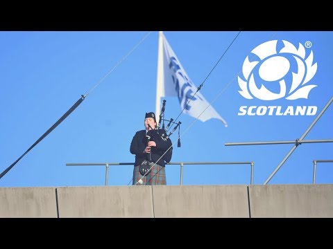 Scotland v England | The Lone Piper returns