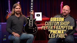 Video thumbnail for Gibson Custom Shop Peter Frampton "Phenix" Les Paul | Gibson Comes Alive! by Alamo Music Center
