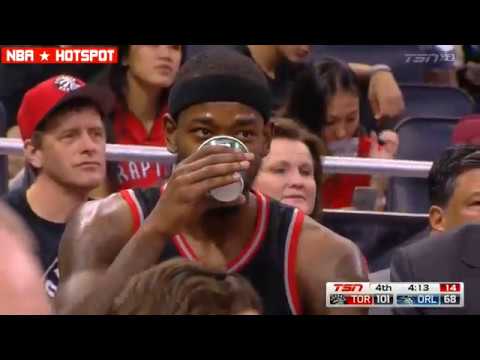 Terrence Ross Crazy Wind Mill Dunk Raptors vs Magic December 18 2016