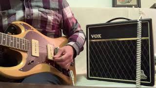 Video thumbnail for Vox Cambridge 15 Amp Model V9159 Korea + Puresalem Classic Creep Guitar by johnnyangel69