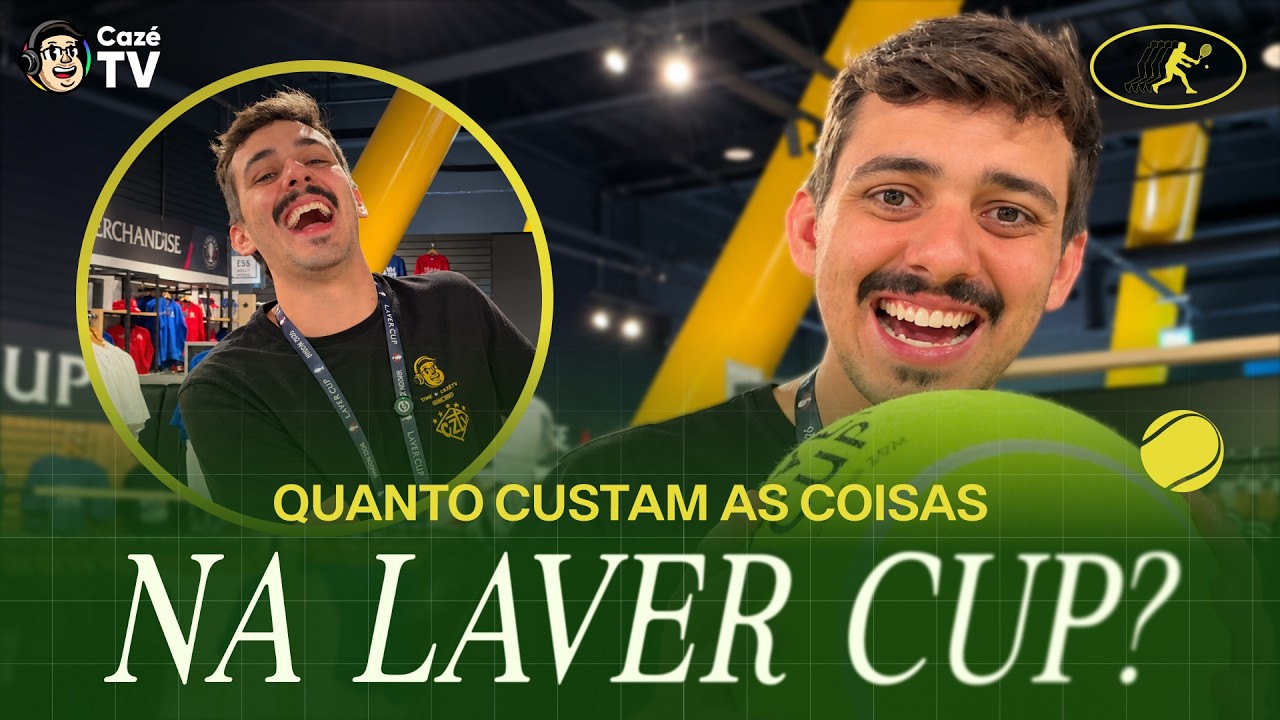 FOMOS ATÉ A LOJA DA LAVER CUP EM LONDRES E TEM MUITA COISA MANEIRA POR LÁ!