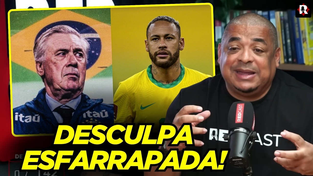 VAMPETA DESMASCARA ANCELOTTI SOBRE NEYMAR: "CASCATA!"