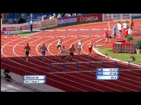 400m Hurdles Men's Heat 3 - European Athletics Championships 2016