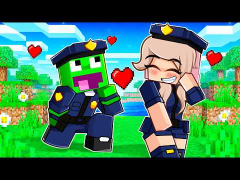 ZOSTAŁEM POLICJANTEM żeby POLICJANTKA SIĘ WE MNIE ZAKOCHAŁA w Minecraft!