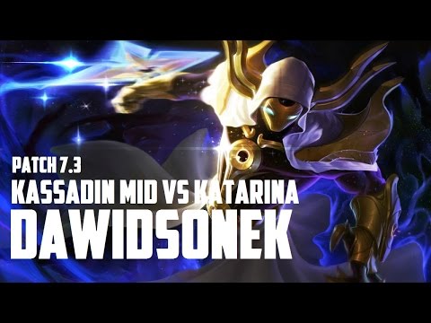 Dawidsonek as Kassadin in Midlane vs Katarina | Challenger | Patch 7.3