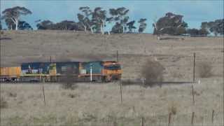 preview picture of video 'Steel Train at Breadalbane, NSW'