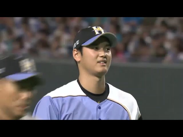 【6回表】ファイターズ・大谷 158キロの直球でピンチを切り抜ける 2015/6/14 F-DB