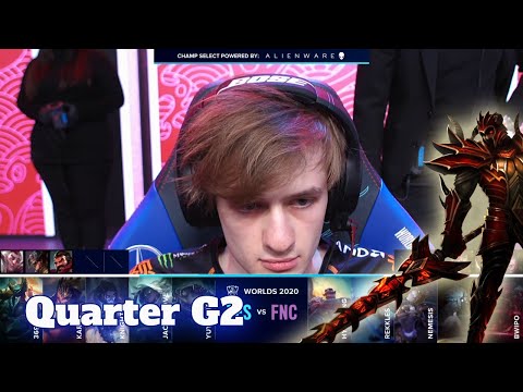 TES vs FNC - Game 2 | Quarter Finals S10 LoL Worlds 2020 PlayOffs | Top Esports vs Fnatic G2 full