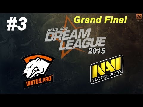Navi vs Virtus pro Grand Final game 3 - Asus ROG DreamLeague S3 2015