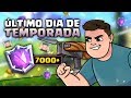 O ULTIMO DIA DA TEMPORADA DE PUSH! OS MELHORES DO MUNDO NO TOPO! CLASH ROYALE