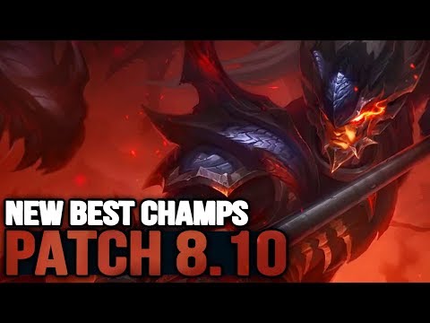 New Best Champions in Patch 8.10 SEASON 8 for Climbing in EVERY ROLE (League of Legends)