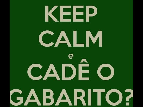 Gabarito Enem 2016 1° e 2° Dia