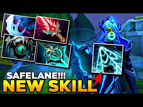 NEW SKILL Monster is BACK SAFELANE Naga Siren Super Carry Pro - Dota 2 Pro Ranked Gameplay