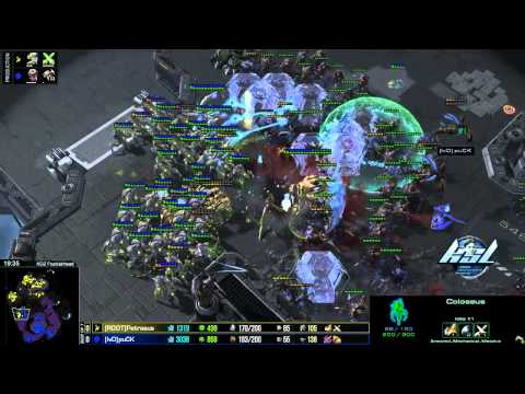 SC2 puCK vs Petraeus ZvP Game 1 Kappa StarLeague Starcraft 2 tournament