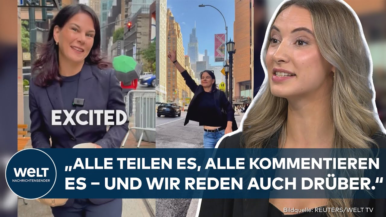 NEW YORK: So reagieren die Leute auf Annalena Baerbocks UN-Job! Influencer-Style statt Diplomatie?