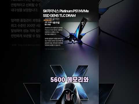 SK하이닉스 Platinum P51 NVMe SSD GEN5 TLC DRAM