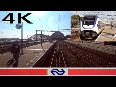 Trainspotter shoot out! 4K CABVIEW HOLLAND Schiphol - Amsterdam SLT 23mei 2019