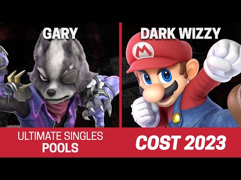 COST 2023 Singles Pools - Gary (Wolf) vs Dark Wizzy (Mario) - SSBU Tournament