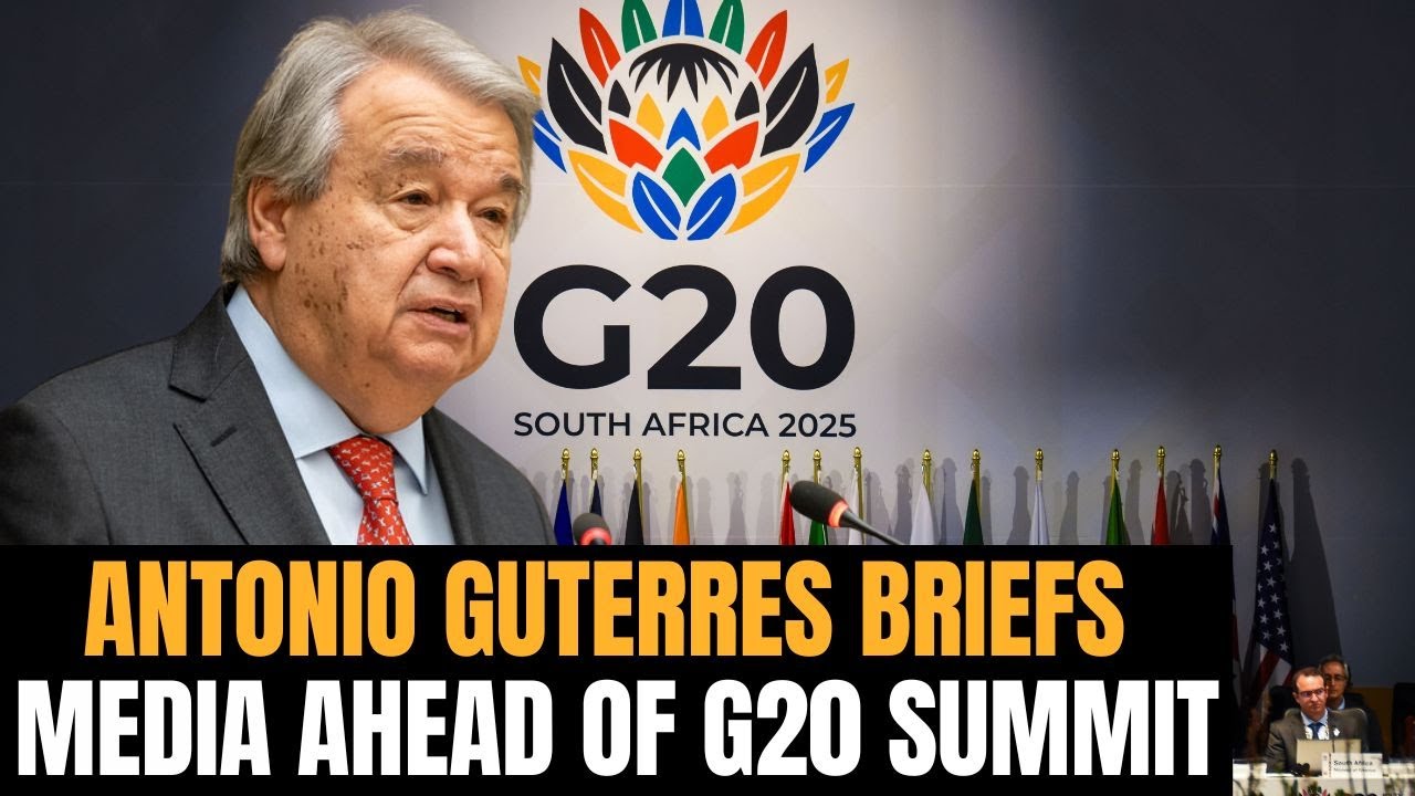 LIVE: UN Secretary General Antonio Guterres Holds Press Conference ahead of G20 Summit | N18G