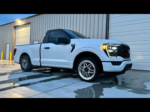 2023 F 150 Work Truck Gets an Exhaust and new Weld Wheels! Corsa Extreme Side Exit