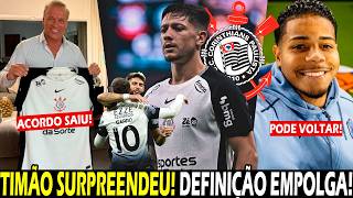 ACOR ;DO SAIU! TIMÃO SURPREENDE em DECISÃO! WESLEY PODE VOLTAR PRO CORINTHIANS! DINIZ CHAMA DA BASE