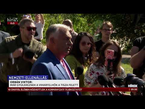Már gyülekeznek a viharfelhők a Tisza felett - HírTV