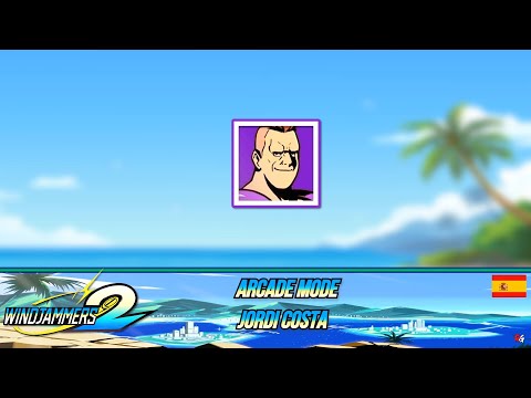 Windjammers 2 🥏 : Arcade Mode - Jordi Costa 🇪🇸