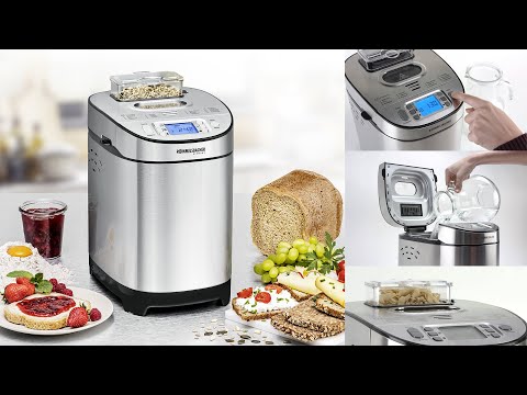 Duonkepė Rommelsbacher duonos kepimo aparatas 13 programų, 700–900 g talpa, BA 550 video