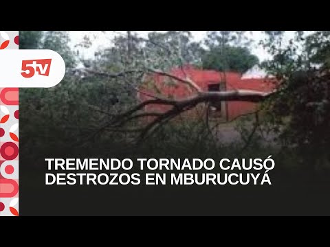 TREMENDO TORNADO CAUSÓ DESTROZOS EN MBURUCUYÁ- JUAN ANTONIO "CACHO" PARED, PERIODISTA