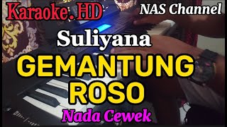 Download lagu GEMANTUNG ROSO - KARAOKE.HD - SULIYANA - NADA CEWEK // NAS Channel mp3