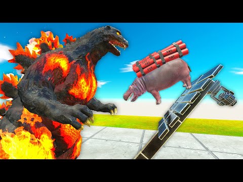 DYNAMITE CATAPULT VS MONSTERS - Animal Revolt Battle Simulator