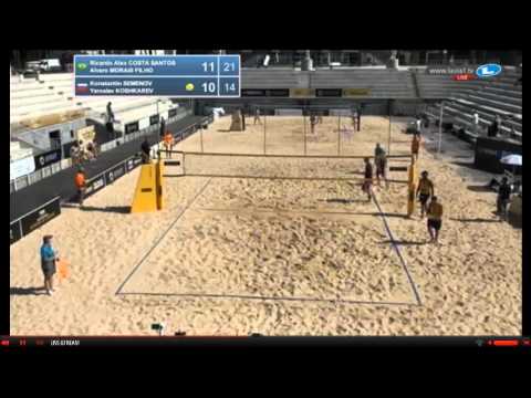 Ricardo, Álvaro Filho BRA vs Semenov-Koshkarev RUS ROMA GRAND SLAM 2013