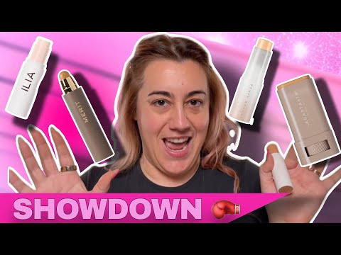 Let’s talk complexion sticks and who needs what! 👀 Ilia, Merit, ABH and Fenty Beauty