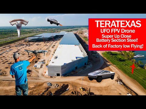 #GigaTexas #TeraTexas #TeslaNews #Cybertruck 4680 Construction Updates - FPV & new Steel Work
