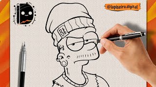 🔶How to draw bart simpson from toca step by step