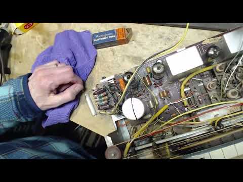 Nordmende Turandot Tube Radio Video #4 - New ECLL 800 and 6AQ8