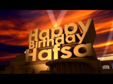 Happy Birthday Hafsa
