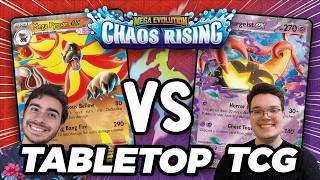 Can Mega Pyraor ex Defeat Gourgeist ex in this Pokemon TCG Tabletop Match!?!