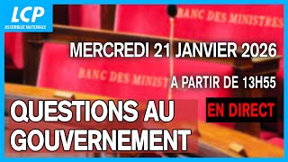 [🔴 Direct] Questions au gouvernement du 21janvier 2026 à l'Assemblée nationale
