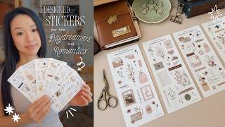 My Spring Sticker Collection 🌷🐝 shop updates (with my daughter!)