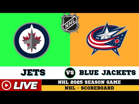 🔴LIVE : Columbus Blue Jackets Vs Winnipeg Jets | NHL 2025 | NHL Live SCOREBOARD | Nov 19 2025